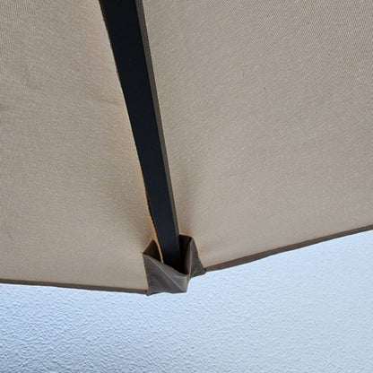 Garden Parasol Replacement Cover 2.7M 6 Ribs Fabric  - Cream