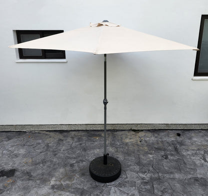 Garden Parasol Replacement Cover 2.4M 6 Ribs Fabric  - Cream