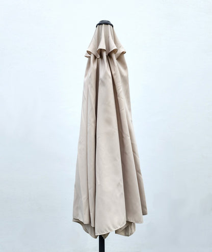 Garden Parasol Replacement Cover 2.7M 8 Ribs Fabric  - Cream