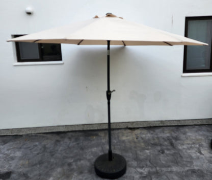 Garden Parasol Replacement Cover 2.7M 8 Ribs Fabric  - Cream