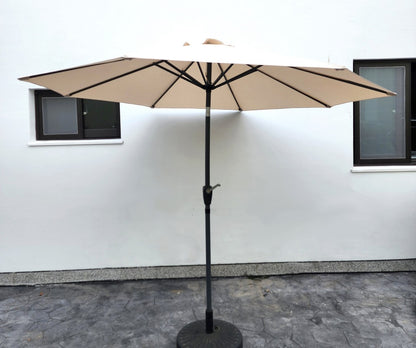 Garden Parasol Replacement Cover 2.7M 8 Ribs Fabric  - Cream