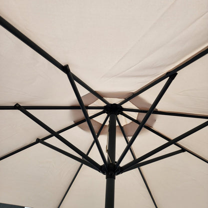 Garden Parasol Replacement Cover 2.7M 8 Ribs Fabric  - Cream