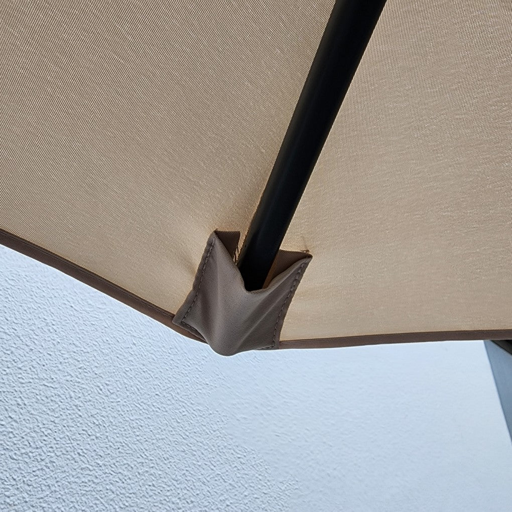 Replacement 2.7M 8 Ribs Parasol Fabric  - Cream