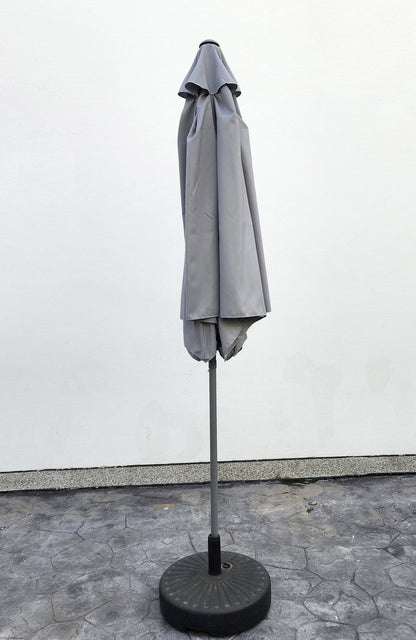 Garden Parasol Replacement Cover 2.7M 6 Ribs Fabric  - Grey