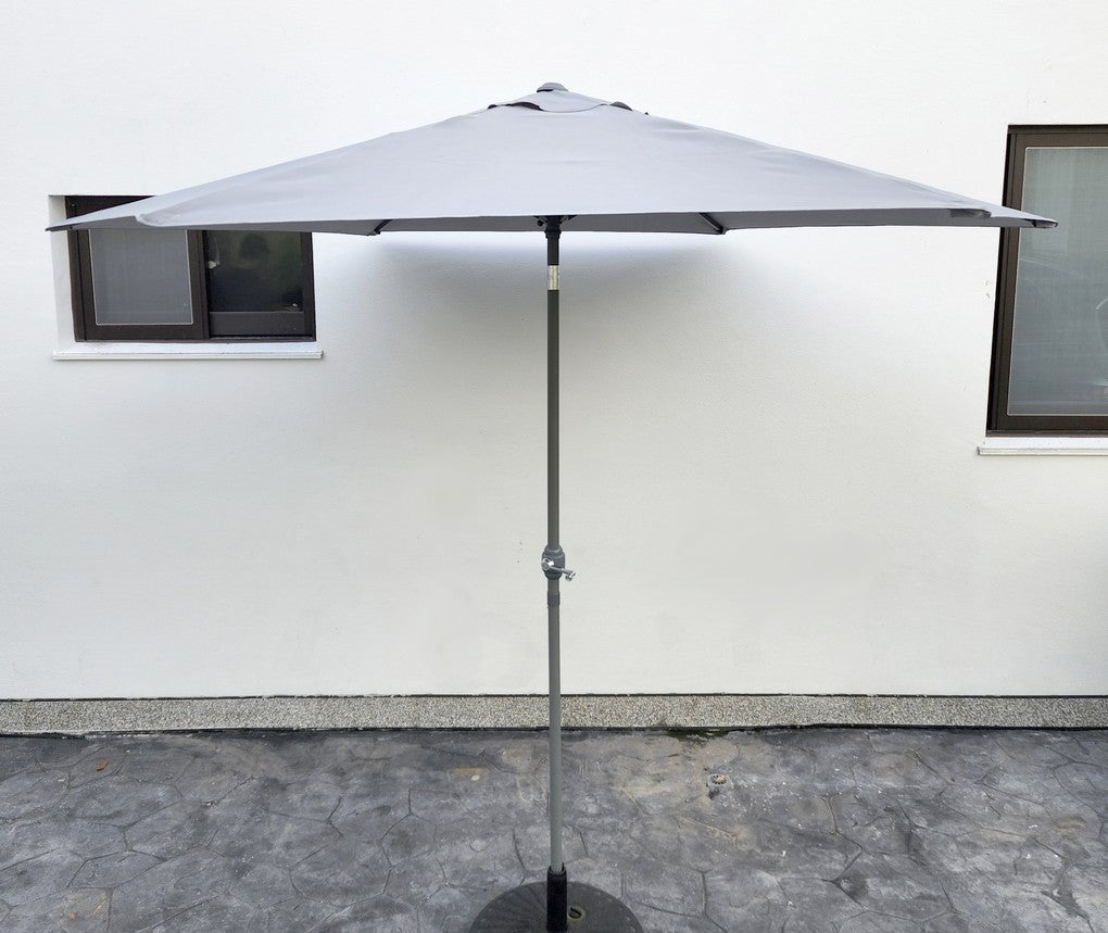 Replacement 2.7M 6 Ribs Parasol Fabric  - Grey