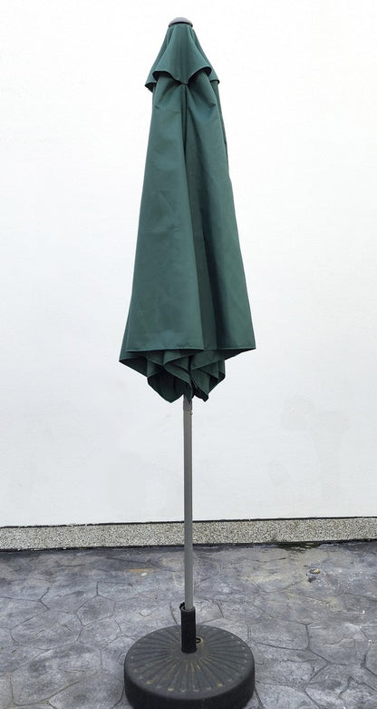 Garden Parasol Replacement Cover 2.7M 6 Ribs Fabric  - Dark Green