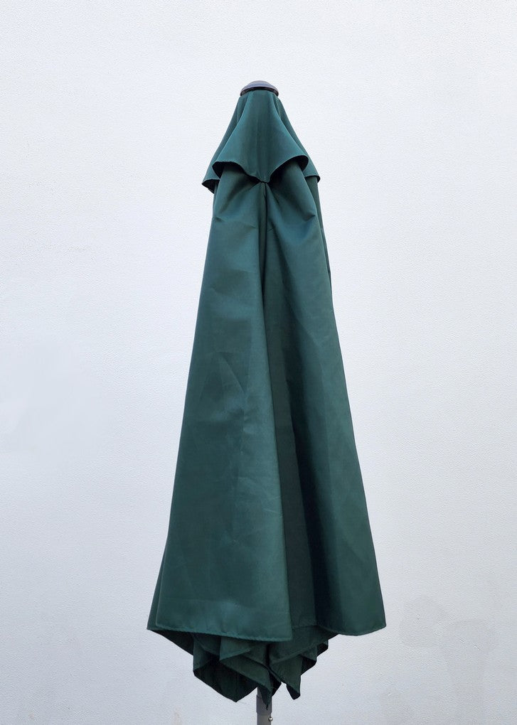 Replacement 2.7M 6 Ribs Parasol Fabric  - Dark Green