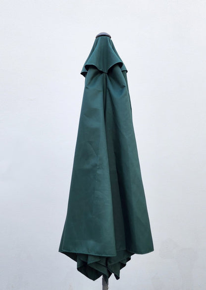 Garden Parasol Replacement Cover 2.7M 6 Ribs Fabric  - Dark Green