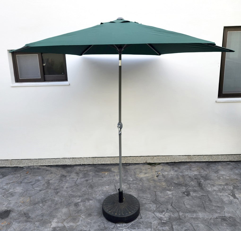 Replacement 2.7M 6 Ribs Parasol Fabric  - Dark Green