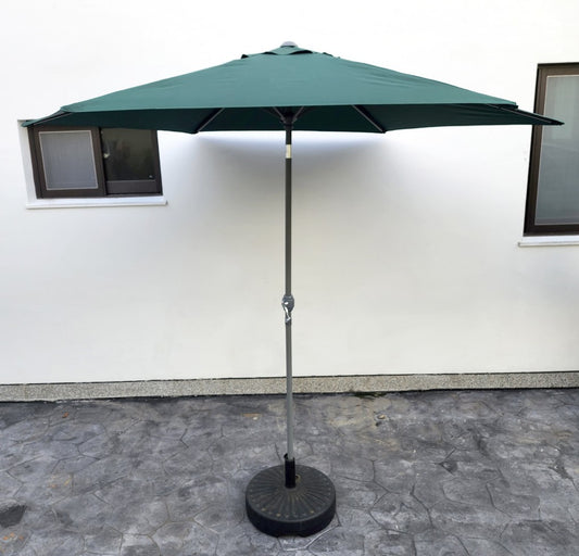 Replacement 2.7M 6 Ribs Parasol Fabric  - Dark Green