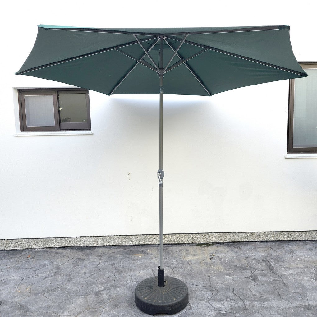 Replacement 2.7M 6 Ribs Parasol Fabric  - Dark Green