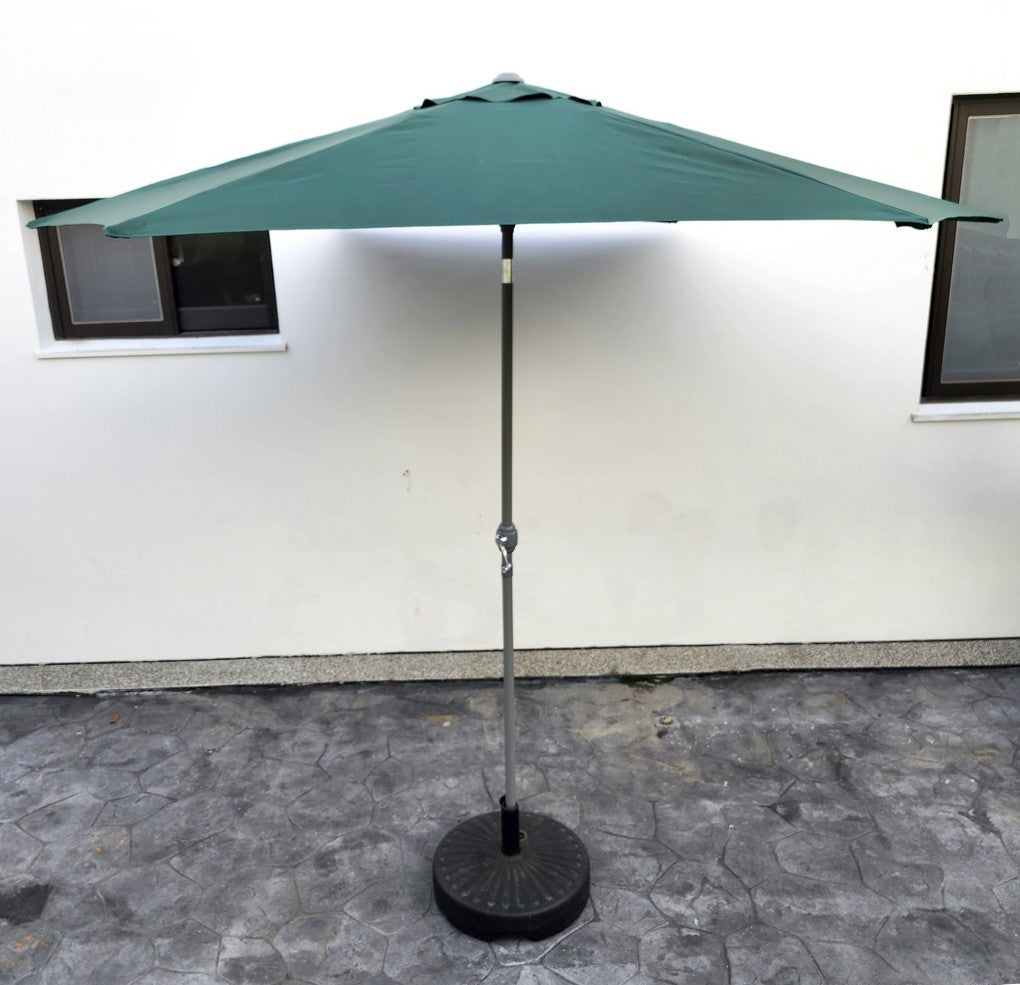 Replacement 2.7M 6 Ribs Parasol Fabric  - Dark Green