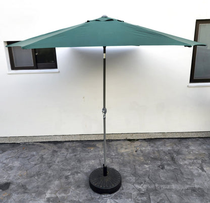 Garden Parasol Replacement Cover 2.7M 6 Ribs Fabric  - Dark Green