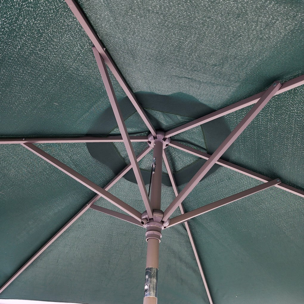 Replacement 2.7M 6 Ribs Parasol Fabric  - Dark Green