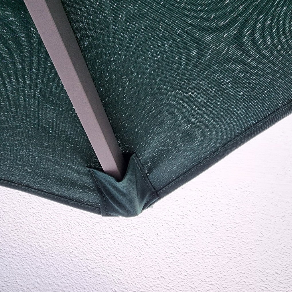 Replacement 2.7M 6 Ribs Parasol Fabric  - Dark Green