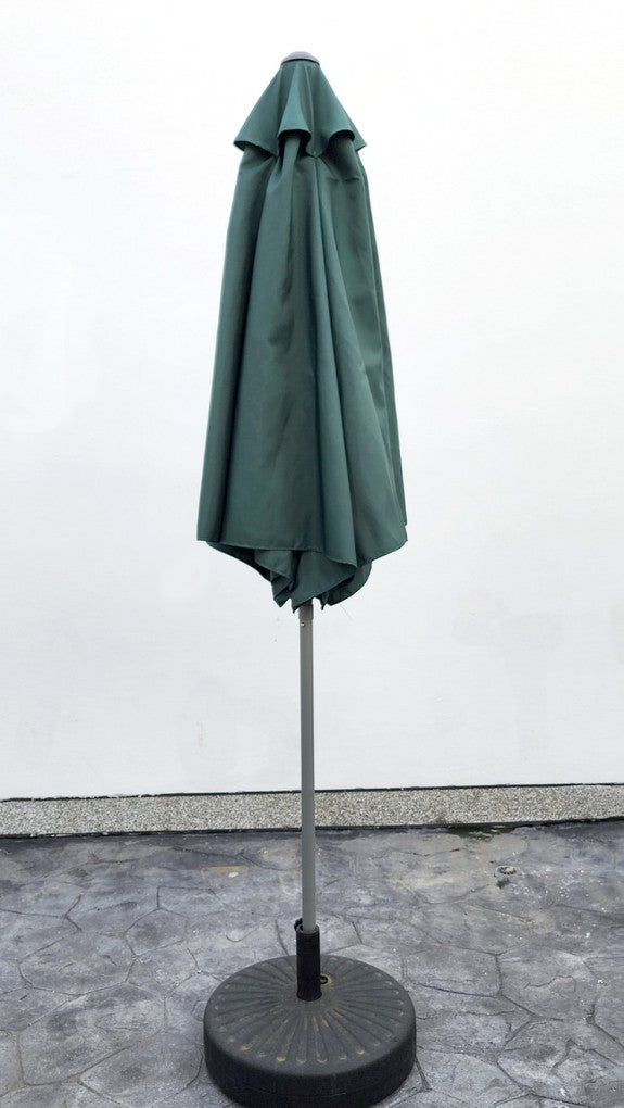 Replacement 2.4M 6 Ribs Parasol Fabric  - Dark Green