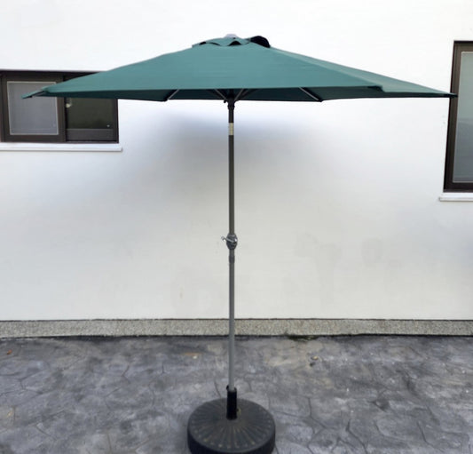 Replacement 2.4M 6 Ribs Parasol Fabric  - Dark Green