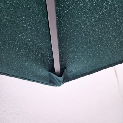 Garden Parasol Replacement Cover 2.4M 6 Ribs Fabric  - Dark Green