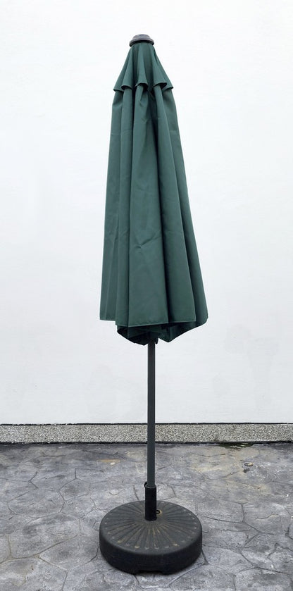 Garden Parasol Replacement Cover 2.7M 8 Ribs Fabric  - Dark Green