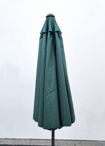 Garden Parasol Replacement Cover 2.7M 8 Ribs Fabric  - Dark Green