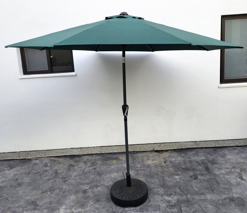 Replacement 2.7M 8 Ribs Parasol Fabric  - Dark Green