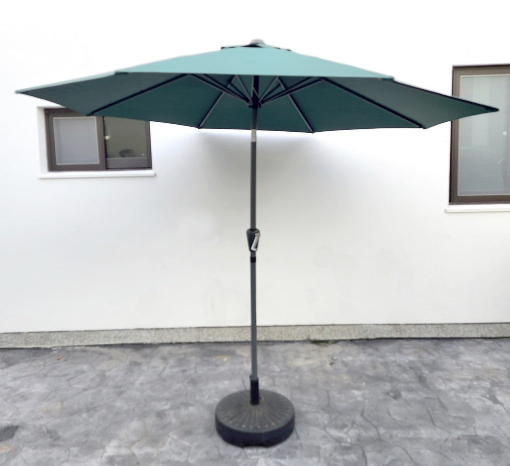 Replacement 2.7M 8 Ribs Parasol Fabric  - Dark Green