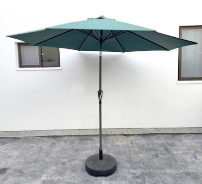 Garden Parasol Replacement Cover 2.7M 8 Ribs Fabric  - Dark Green