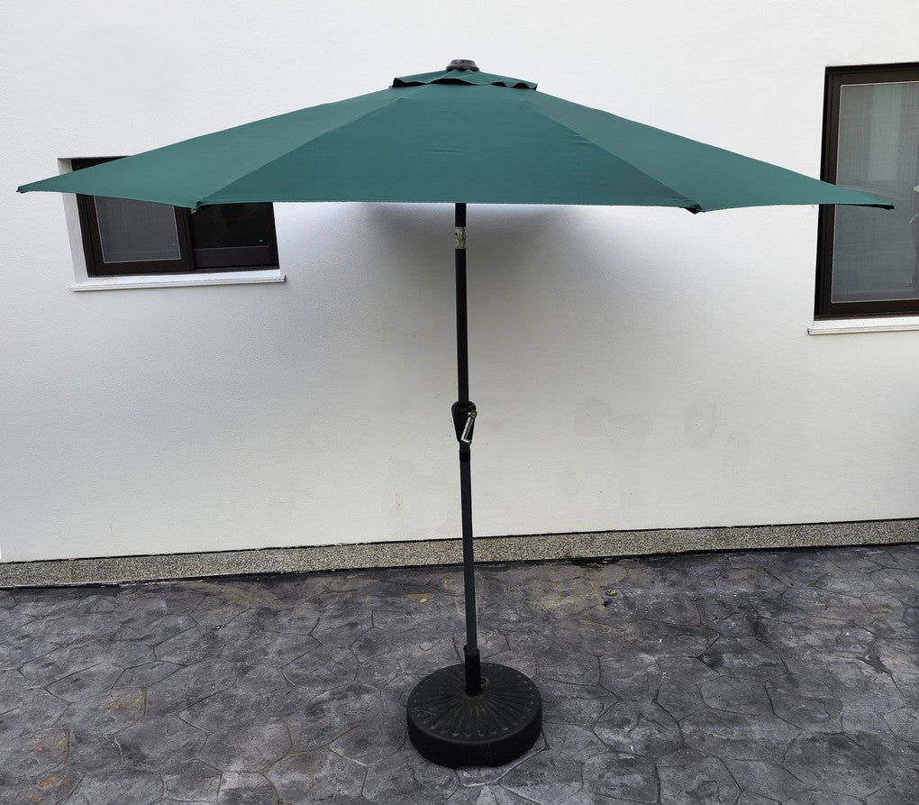 Replacement 2.7M 8 Ribs Parasol Fabric  - Dark Green