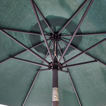 Garden Parasol Replacement Cover 2.7M 8 Ribs Fabric  - Dark Green