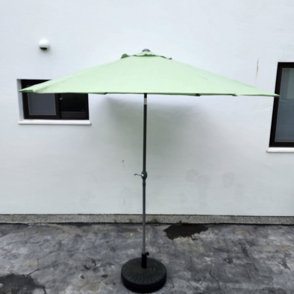 Replacement 2.7M 6 Ribs Parasol Fabric  - Olefin Green