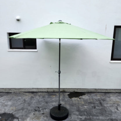 Garden Parasol Replacement Cover 2.7M 6 Ribs Fabric  - Olefin Green