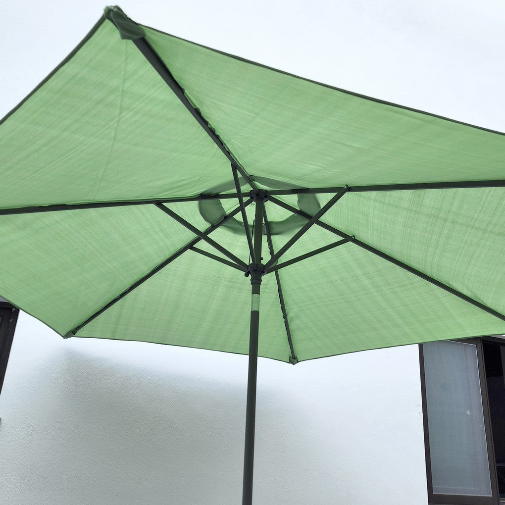 Replacement 2.7M 6 Ribs Parasol Fabric  - Olefin Green