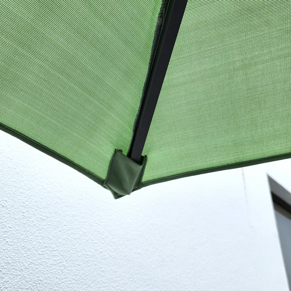Replacement 2.7M 6 Ribs Parasol Fabric  - Olefin Green