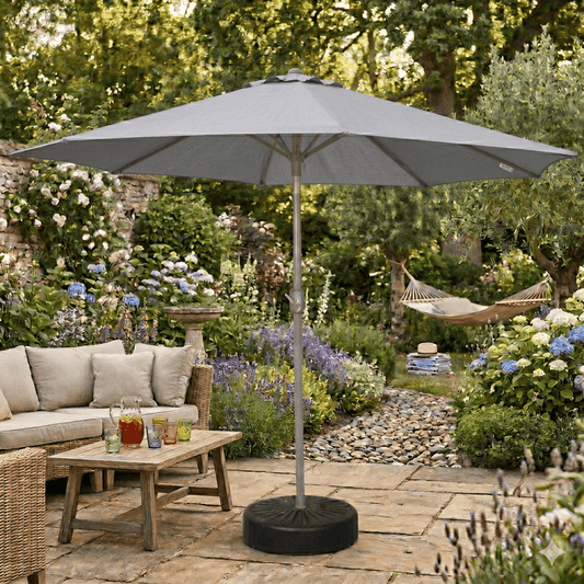 Replacement 2.7M 8 Ribs Parasol Fabric  - Grey