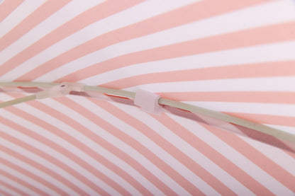 EasyShade Beach Parasol 2m - Striped Terracotta