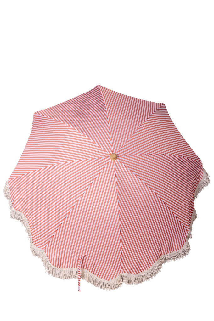 EasyShade Beach Parasol 2m - Striped Terracotta