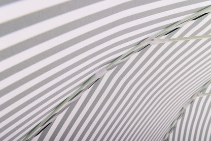 EasyShade Beach Parasol 2m - Striped Forest Green