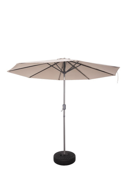 HomeShade Garden Parasol 2.7m - Stone Gray