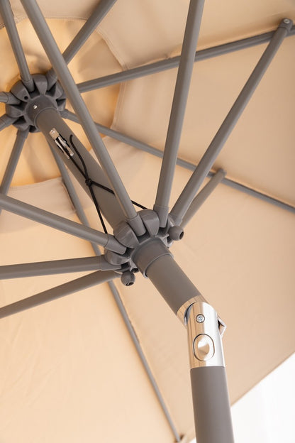 HomeShade Garden Parasol 2.7m - Warm Taupe