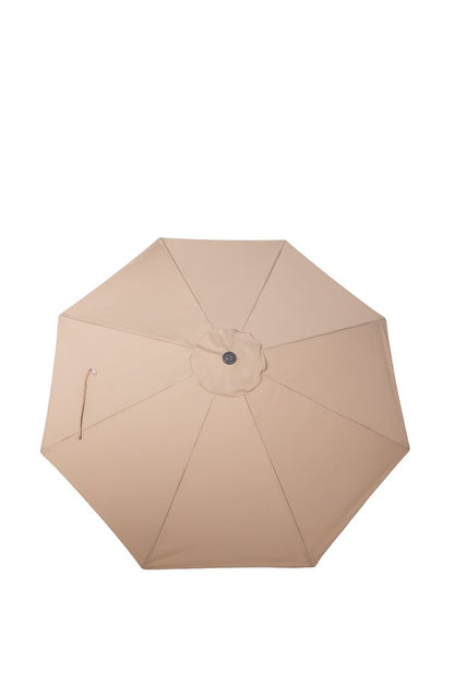 HomeShade Garden Parasol 2.7m - Warm Taupe