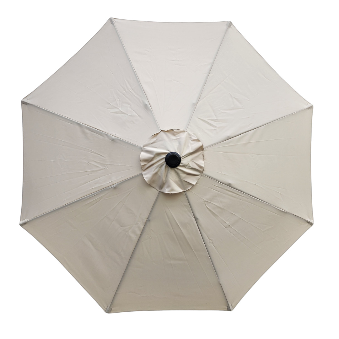 Garden Parasol Replacement Cover 2.7M 8 Ribs Fabric  - Cream