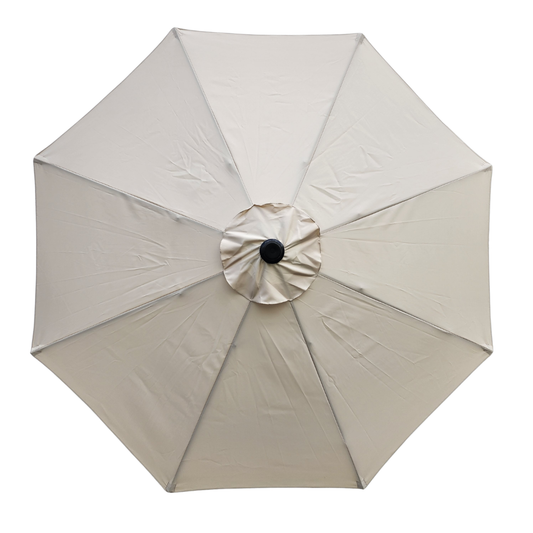 Garden Parasol Replacement Cover 2.7M 8 Ribs Fabric  - Cream