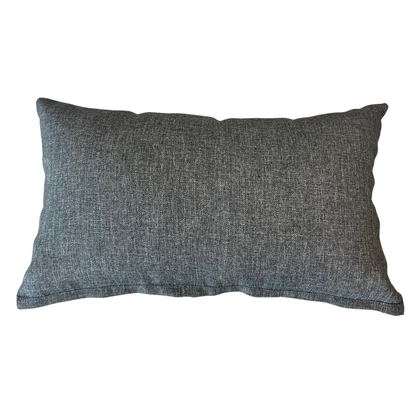 Cushion Cover 20"x12" (50x30cm) - Charcoal Grey (2pcs/bag)