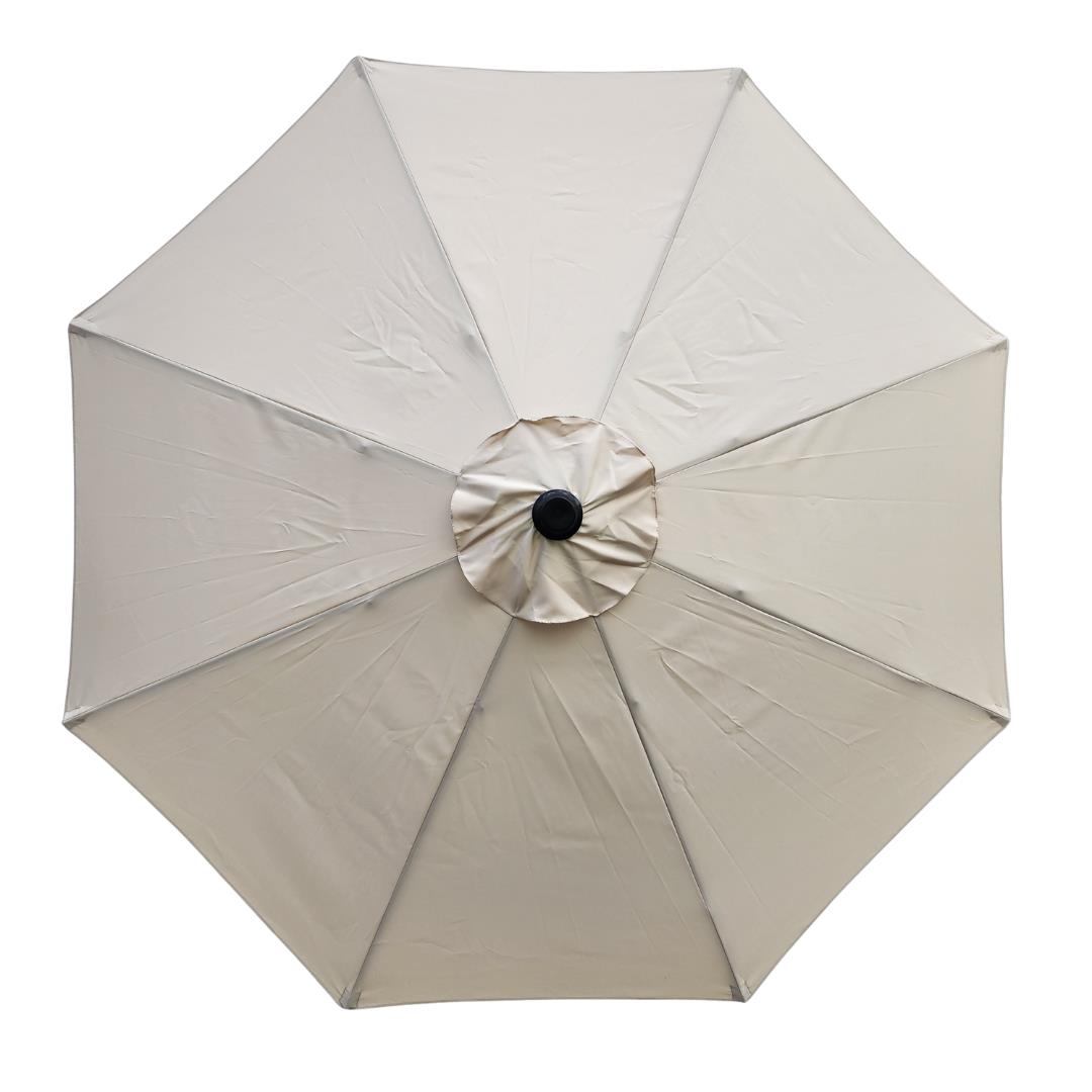 Garden Parasol Replacement Cover 2.7M 8 Ribs Fabric  - Cream