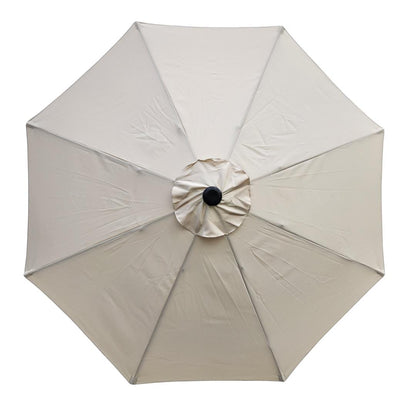Garden Parasol Replacement Cover 2.7M 8 Ribs Fabric  - Cream