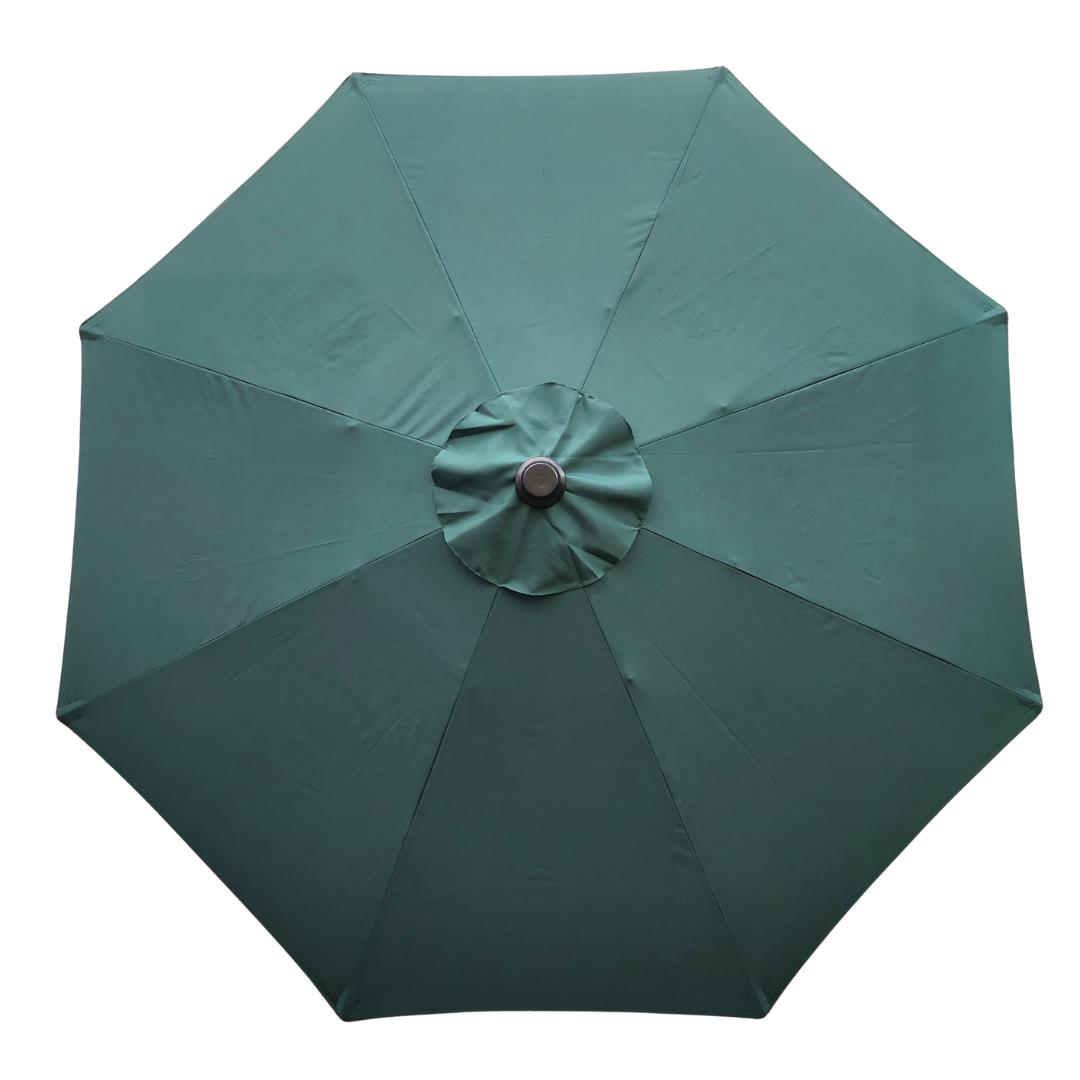 Garden Parasol Replacement Cover 2.7M 8 Ribs Fabric  - Dark Green