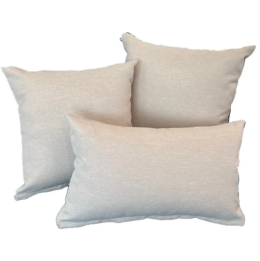 Replacement Cushion Cover 18"x18" (45x45cm) - Beige (2pcs/bag)