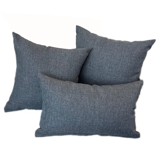 Replacement Cushion Cover 16"x16"(40x40cm) - Charcoal Grey (2pcs/bag)