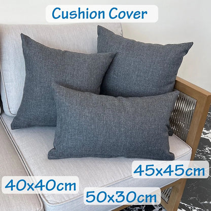 Cushion Cover 20"x12" (50x30cm) - Charcoal Grey (2pcs/bag)